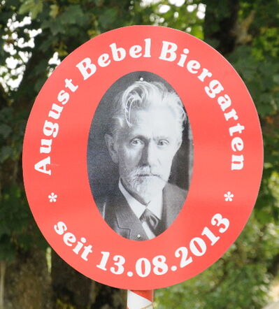 Der August Bebel Biergarten