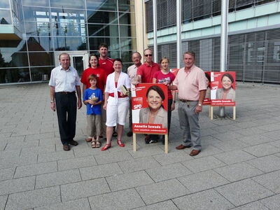 Start der Plakatierer Ilshofen